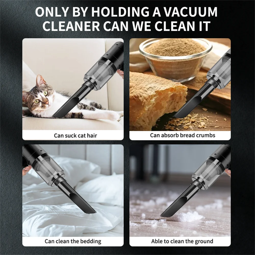 Portable Cordless Car Vacuum Cleaner