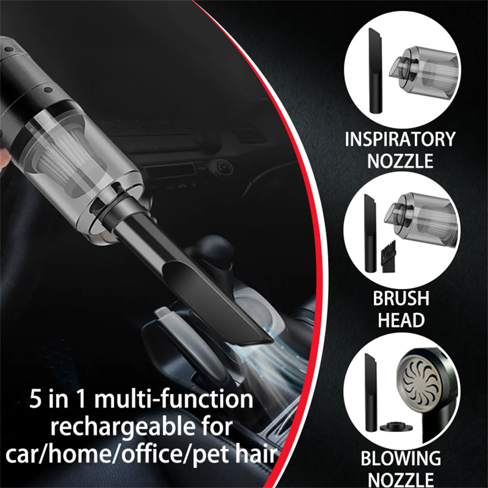 Portable Cordless Car Vacuum Cleaner