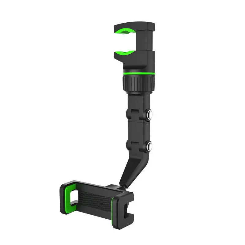 360 Adjustable Car Phone Holder-Anti-shake Rearview Mirror Mount