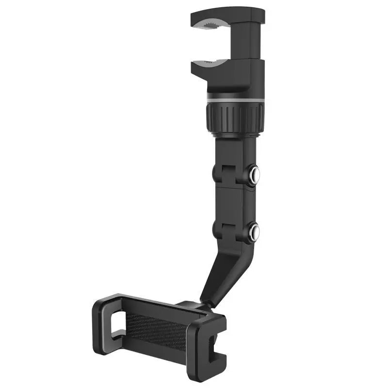 360 Adjustable Car Phone Holder-Anti-shake Rearview Mirror Mount