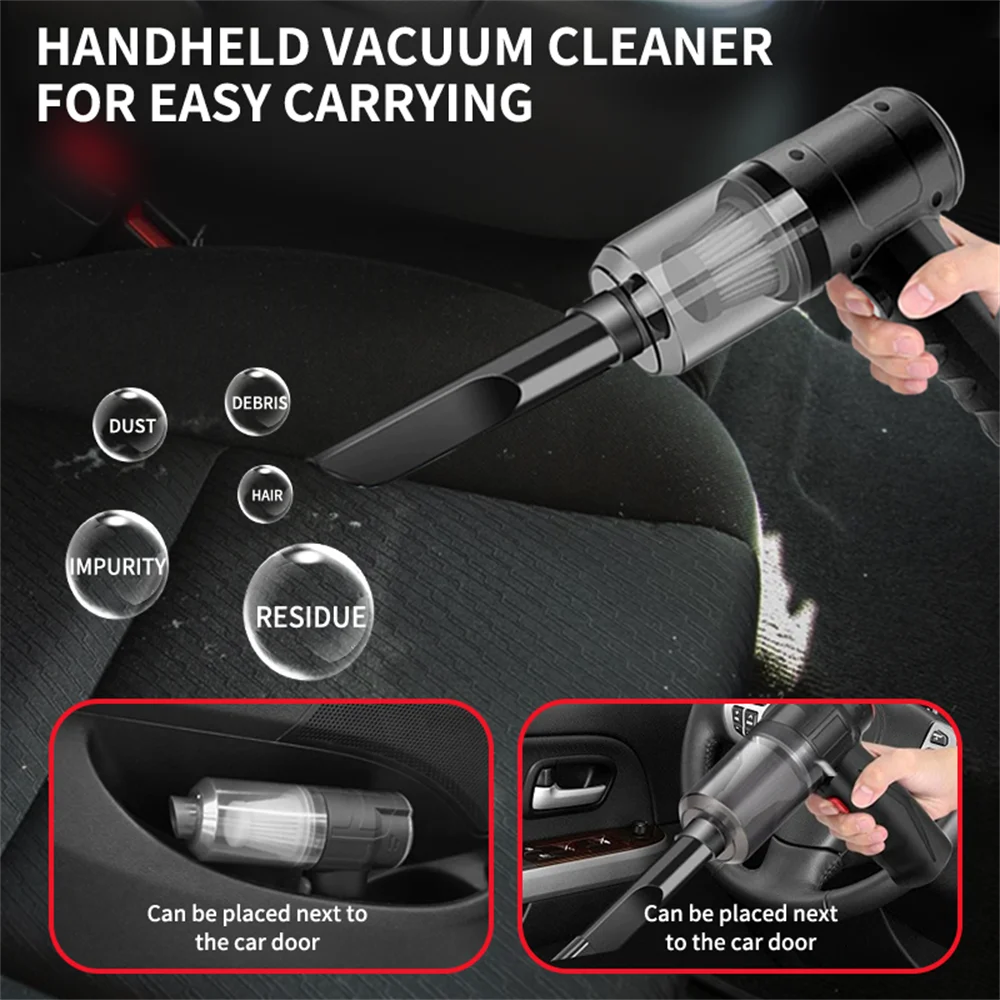 Portable Cordless Car Vacuum Cleaner
